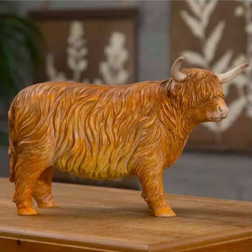 Highland Cow Figurine